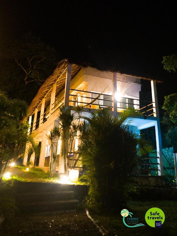 Cabañas Marias Lakefront Hotel Bacalar Exterior foto